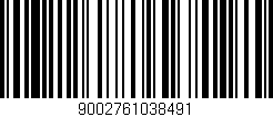 Código de barras (EAN, GTIN, SKU, ISBN): '9002761038491'