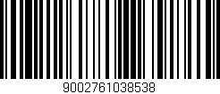 Código de barras (EAN, GTIN, SKU, ISBN): '9002761038538'