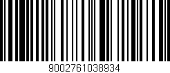Código de barras (EAN, GTIN, SKU, ISBN): '9002761038934'
