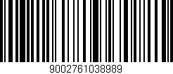 Código de barras (EAN, GTIN, SKU, ISBN): '9002761038989'