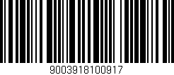Código de barras (EAN, GTIN, SKU, ISBN): '9003918100917'