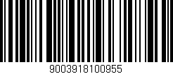 Código de barras (EAN, GTIN, SKU, ISBN): '9003918100955'