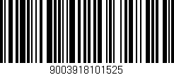 Código de barras (EAN, GTIN, SKU, ISBN): '9003918101525'
