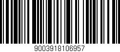 Código de barras (EAN, GTIN, SKU, ISBN): '9003918106957'