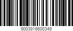 Código de barras (EAN, GTIN, SKU, ISBN): '9003918600349'