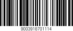 Código de barras (EAN, GTIN, SKU, ISBN): '9003918701114'