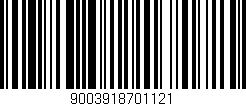Código de barras (EAN, GTIN, SKU, ISBN): '9003918701121'