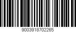 Código de barras (EAN, GTIN, SKU, ISBN): '9003918702265'