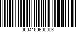Código de barras (EAN, GTIN, SKU, ISBN): '9004180600006'