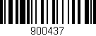 Código de barras (EAN, GTIN, SKU, ISBN): '900437'