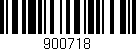 Código de barras (EAN, GTIN, SKU, ISBN): '900718'