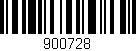 Código de barras (EAN, GTIN, SKU, ISBN): '900728'