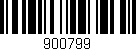 Código de barras (EAN, GTIN, SKU, ISBN): '900799'