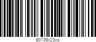 Código de barras (EAN, GTIN, SKU, ISBN): '90138x23xs'