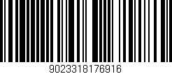 Código de barras (EAN, GTIN, SKU, ISBN): '9023318176916'