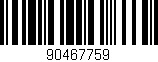 Código de barras (EAN, GTIN, SKU, ISBN): '90467759'