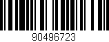Código de barras (EAN, GTIN, SKU, ISBN): '90496723'