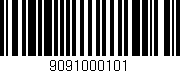 Código de barras (EAN, GTIN, SKU, ISBN): '9091000101'