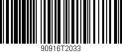 Código de barras (EAN, GTIN, SKU, ISBN): '90916T2033'