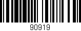 Código de barras (EAN, GTIN, SKU, ISBN): '90919'