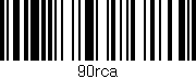 Código de barras (EAN, GTIN, SKU, ISBN): '90rca'