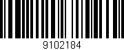 Código de barras (EAN, GTIN, SKU, ISBN): '9102184'