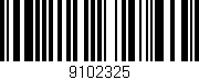 Código de barras (EAN, GTIN, SKU, ISBN): '9102325'