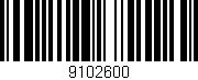 Código de barras (EAN, GTIN, SKU, ISBN): '9102600'