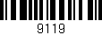 Código de barras (EAN, GTIN, SKU, ISBN): '9119'