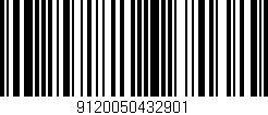 Código de barras (EAN, GTIN, SKU, ISBN): '9120050432901'