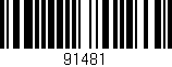 Código de barras (EAN, GTIN, SKU, ISBN): '91481'