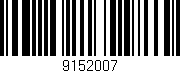 Código de barras (EAN, GTIN, SKU, ISBN): '9152007'