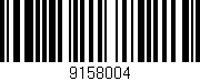 Código de barras (EAN, GTIN, SKU, ISBN): '9158004'