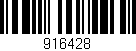 Código de barras (EAN, GTIN, SKU, ISBN): '916428'