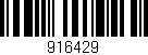 Código de barras (EAN, GTIN, SKU, ISBN): '916429'