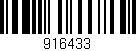 Código de barras (EAN, GTIN, SKU, ISBN): '916433'