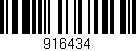Código de barras (EAN, GTIN, SKU, ISBN): '916434'