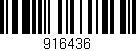 Código de barras (EAN, GTIN, SKU, ISBN): '916436'