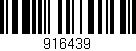Código de barras (EAN, GTIN, SKU, ISBN): '916439'