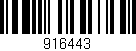 Código de barras (EAN, GTIN, SKU, ISBN): '916443'