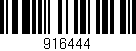 Código de barras (EAN, GTIN, SKU, ISBN): '916444'