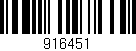 Código de barras (EAN, GTIN, SKU, ISBN): '916451'