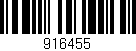 Código de barras (EAN, GTIN, SKU, ISBN): '916455'