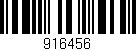 Código de barras (EAN, GTIN, SKU, ISBN): '916456'
