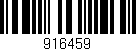 Código de barras (EAN, GTIN, SKU, ISBN): '916459'