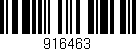 Código de barras (EAN, GTIN, SKU, ISBN): '916463'