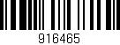 Código de barras (EAN, GTIN, SKU, ISBN): '916465'