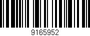 Código de barras (EAN, GTIN, SKU, ISBN): '9165952'