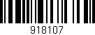 Código de barras (EAN, GTIN, SKU, ISBN): '918107'