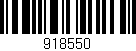 Código de barras (EAN, GTIN, SKU, ISBN): '918550'